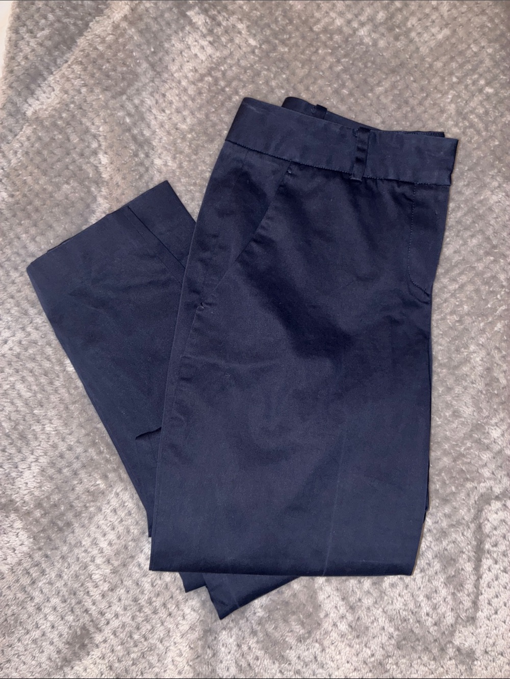 Elie Tahari Navy Blue Womens Trousers Straight
